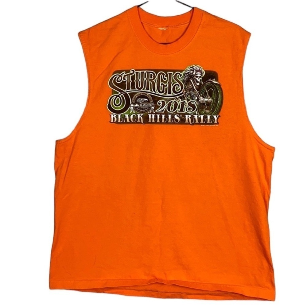 Oversized Sturgis motorcycle tank top